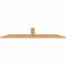 Ekena Millwork Portland Smooth Timber Gable Bracket, Western Red Cedar, 60"W x 12"H x 1 1/2"D x 3 1/2"F, 5/12 Pitch GBW060X12X0204POR00SWR - alternate 2